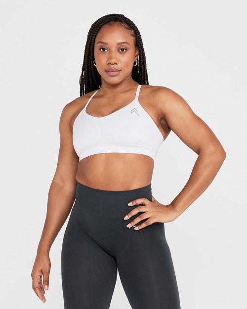 Oner Active Effortless Micro Bralette Białe | 795DZJAVQ