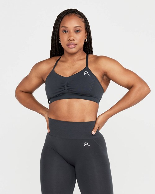 Oner Active Effortless Micro Bralette Coal | 319AWVFDH