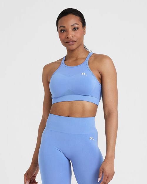 Oner Active Effortless Seamless High Neck Bralette Głęboka | 839MLCENW