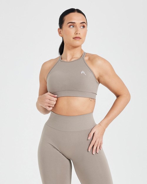 Oner Active Effortless Seamless High Neck Bralette Minky | 907VJLQAW
