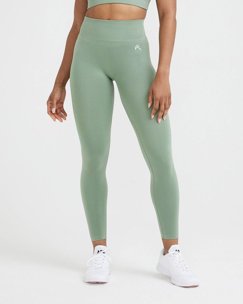 Oner Active Effortless Seamless Leggings Sage | 639FCGSDE