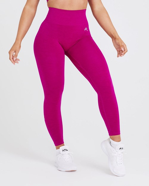 Oner Active Effortless Seamless Leggings Fuksja | 658AWXMNQ