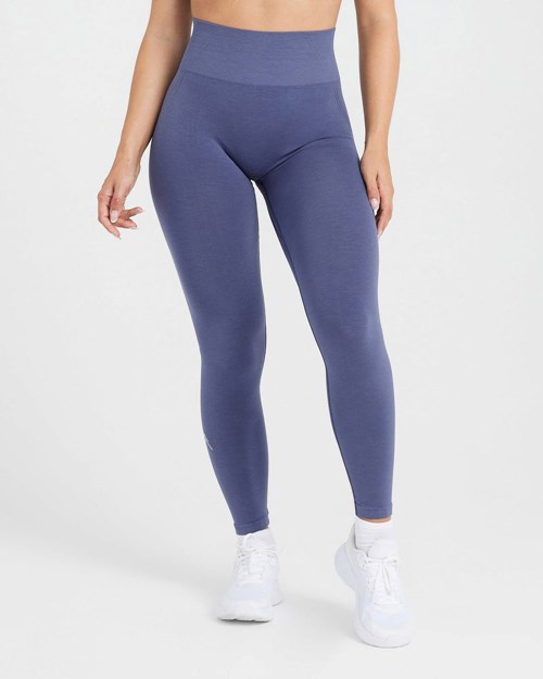 Oner Active Effortless Seamless Leggings Niebieskie | 948OHJERI
