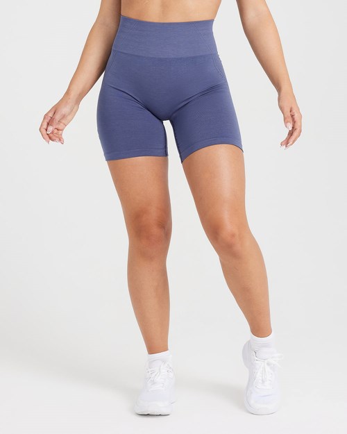 Oner Active Effortless Seamless Shorts Niebieskie | 497MPYGRQ
