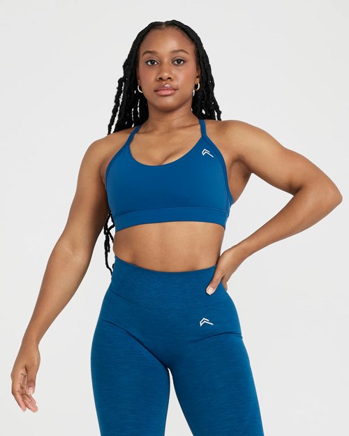 Oner Active Everyday Sports Bra Niebieskie | 902RXYPWZ