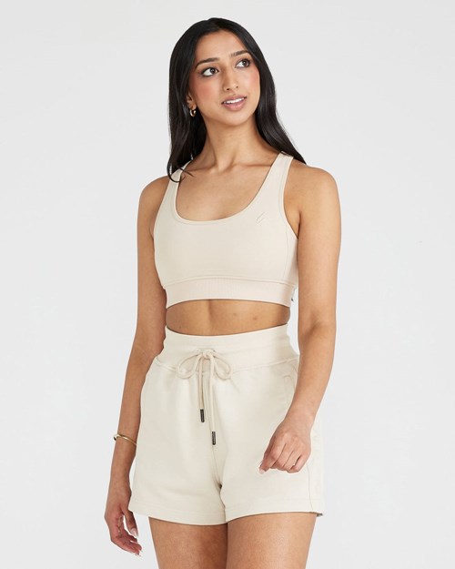 Oner Active Klasyczne Lounge Bralette Sand | 194QLKNIY