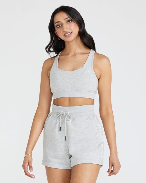 Oner Active Klasyczne Lounge Bralette Srebrne | 420PIFUTR
