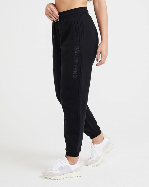 Oner Active Klasyczne Lounge Jogger Czarne | 264LPHYTA