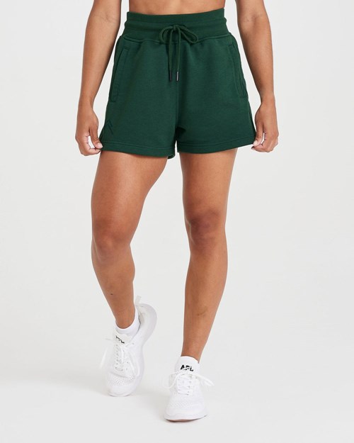 Oner Active Klasyczne Lounge Lekkie Shorts Evergreen | 520SDQVTG