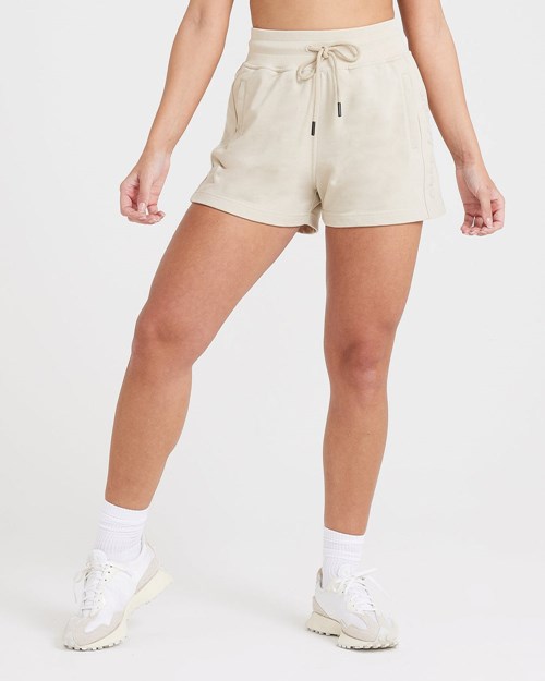 Oner Active Klasyczne Lounge Lekkie Shorts Sand | 632GFQTVW
