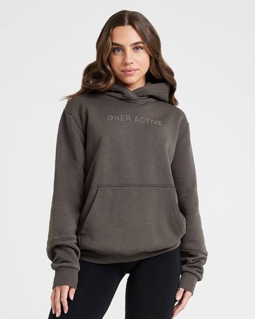 Oner Active Klasyczne Lounge Oversized Hoodie Jasny | 647IYJFVH