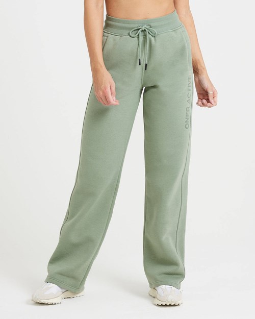 Oner Active Klasyczne Lounge Prosty Leg Jogger Sage | 326NDXBEZ