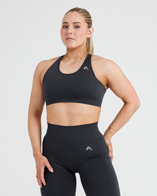 Oner Active Klasyczne Seamless 2.0 Bralette Coal Marl | 027HPFVTI
