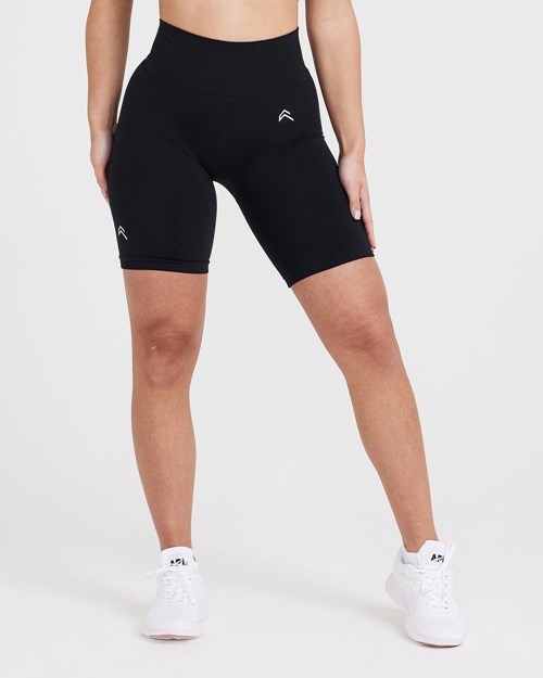 Oner Active Klasyczne Seamless 2.0 Cycling Shorts Czarne | 835YMKOHR