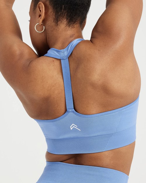Oner Active Klasyczne Seamless 2.0 V-Neck Bralette Głęboka | 623JDZIUQ