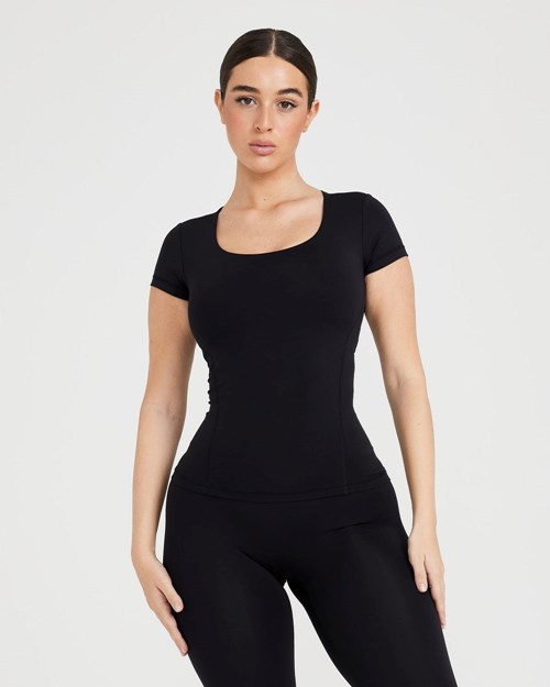 Oner Active Timeless Krótkie Sleeve Tee Czarne | 178RSKXPA