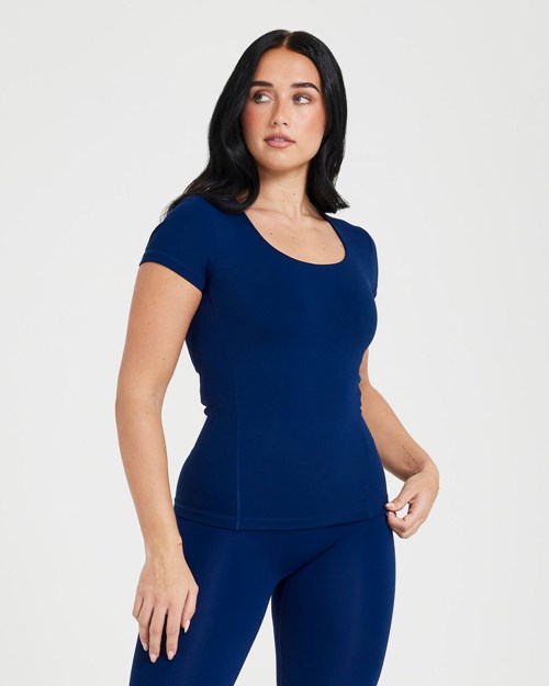 Oner Active Timeless Krótkie Sleeve Tee Midnight | 928THWLMV